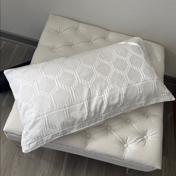 Hotel Collection White Pillow Sham with Pillow - Picture 2 of 2